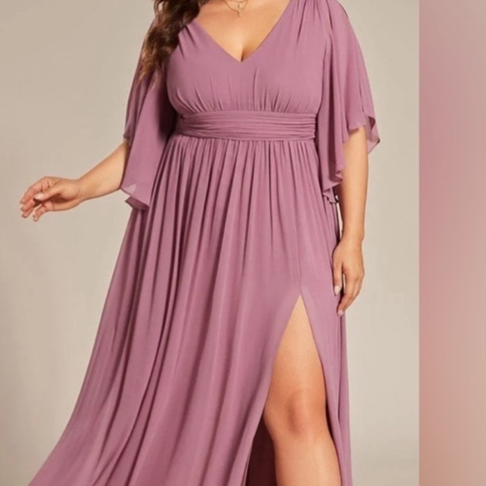 🔥Ever Pretty Purple Orchid Gown (dusty rose/pink)